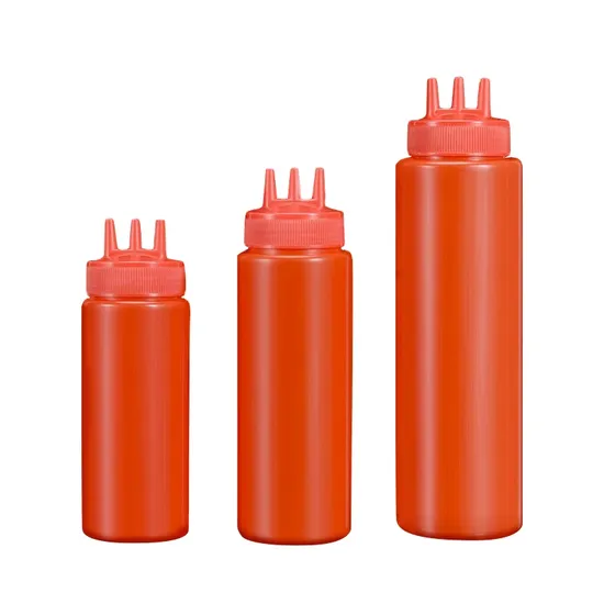 High Quality Chocolate Ketchup Dressing Squeeze Bottle Sauce Dispenser for Kitchen