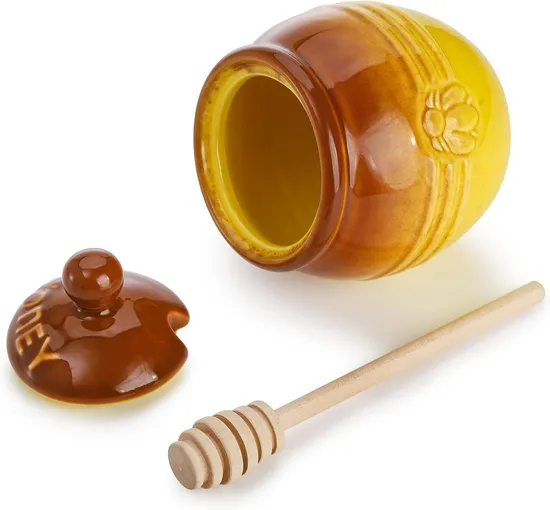Bee Desigbn Home Kitchenware Honey Jar