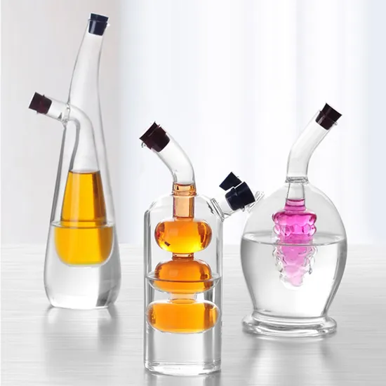 Cute High Quality 200ml Custom Spice Oil & Vinegar Glass Bottle