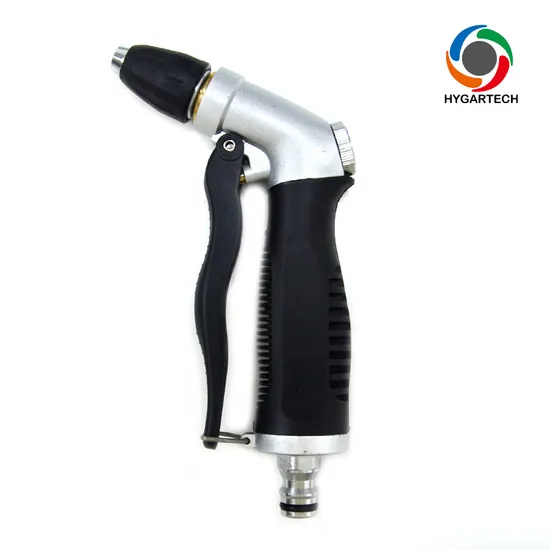 Metal Front Trigger Control Hose Spray Nozzle with Brass Quick Connector