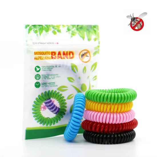 Hot Sell Color Spiral Anti Mosquito for Children Mosquito Repellent Bracelet