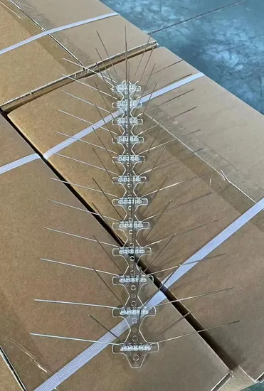 Pest Control Plastic Stainless Steel Bird Spikes Anti Pigeon Spikes