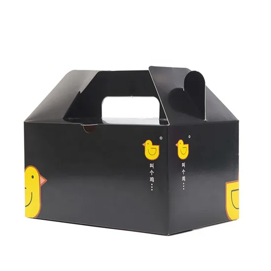 Disposable Custom Logo Recyclable Eco-Friendly Paper Fried Chicken Box