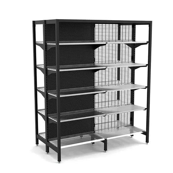 Metal Outrigger Gondola Shelving for Retail Store