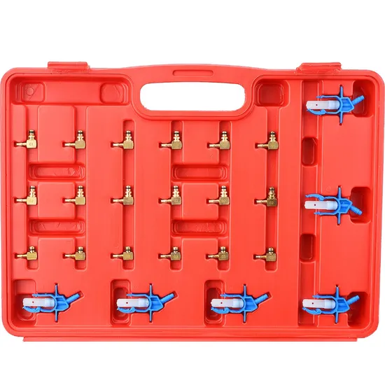 Diesel Injector Flow Tester Spill Meter Kit Diagnostic Cylinder Common Rail Adaptor Test Tool