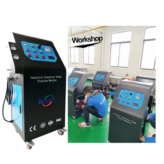 Automatic Steam Car Wash Machine DPF Doc SCR Catalyst Exhaust System Cleaning Machine