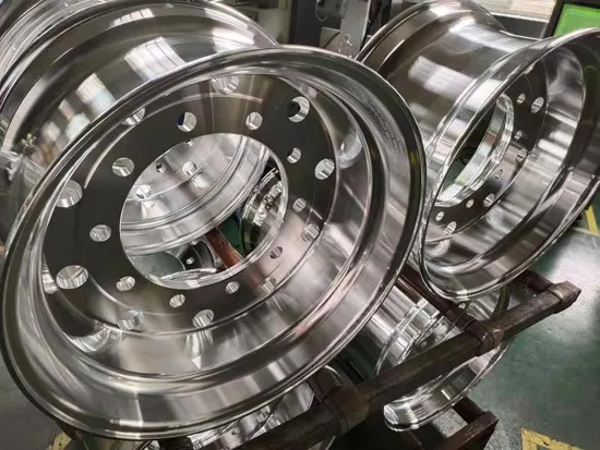 Aluminum Alloy Truck Rim 16 17.5 19.5 22.5 24.5 Inch by Forged Wheel Factory