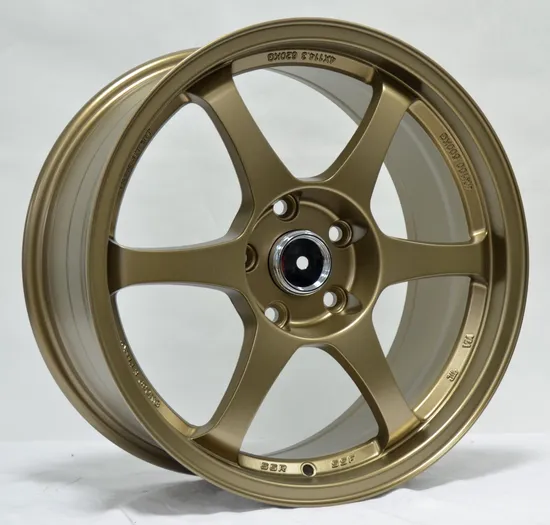 Aftermarket alloy wheels with brwon machine face