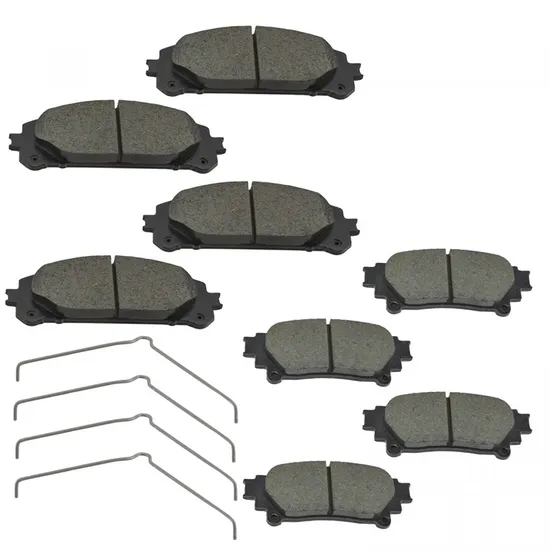 Wholesale Auto Parts Car Front Axle Different Materials Disc Brake Pads