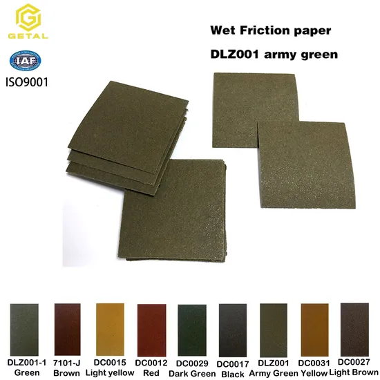High-Performance Wet Friction Paper for Automotive & Industrial Use Custom Sizes & OEM Available