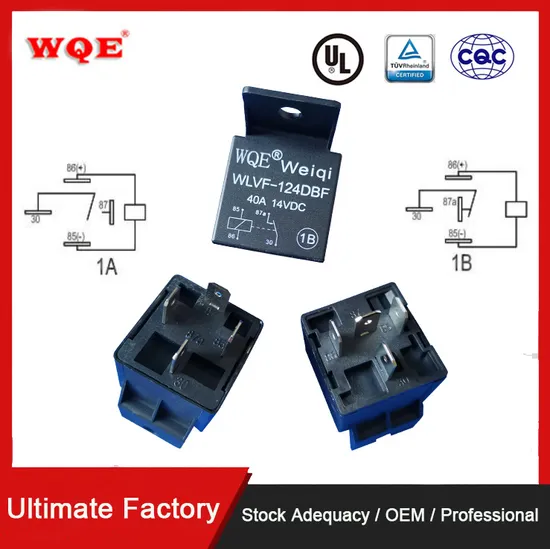 (WLVF) Mini Size Automotive Relay Suit for Automation System 30A 40A 50A