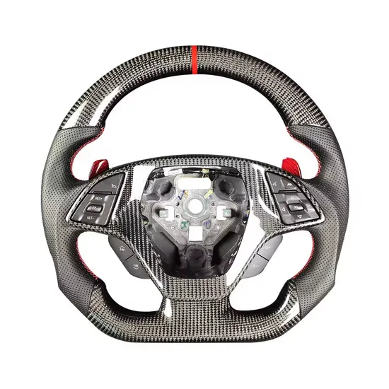 Customized Leather Carbon Fiber Custom Steering Wheel for Chevrolet Camaro