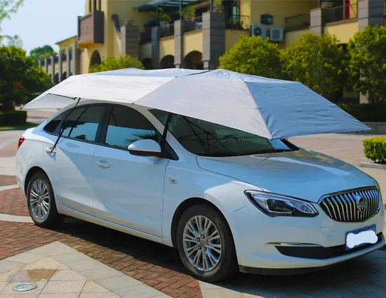 Semi-Automatic with Hydraulic Assist Car Umbrella