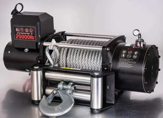 Heavy Duty Recovery Winch 20000lbs for Trucks with Steel Wire Rope