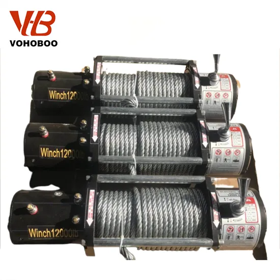 Good Quality 12V/24V Car Electric off Road Winch