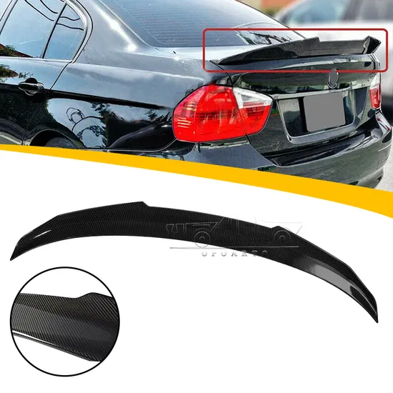 Carbon Fiber Shiny Black Psm Style Rear Trunk Spoiler Wing for BMW 3 Series E90 2005-2012