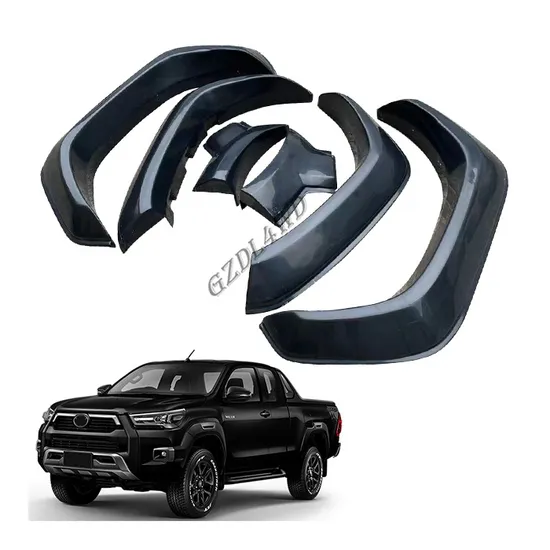 Gr Style Fender Flares Suit for Toyota Hilux Rogue Rocco 2022 2023 Pickup Truck Accessories