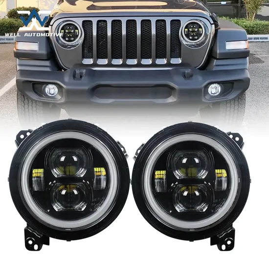 High-Performance 4X4 Car LED Headlights and Tail Lights for Wrangler Jl Jk
