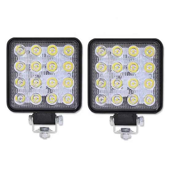Car Light LED Driving Light Work Lamp 27W Square