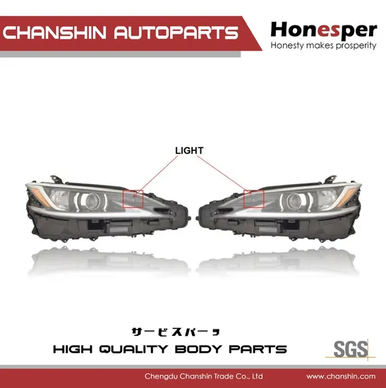 Wholesale Car Spare Parts Auto-Parts Car Accessories Headlight LED Head Lamp for Lexus Es200 Es300h 2018 2019 2020 2021 Us Spec 81145-33f30 81185-33f30