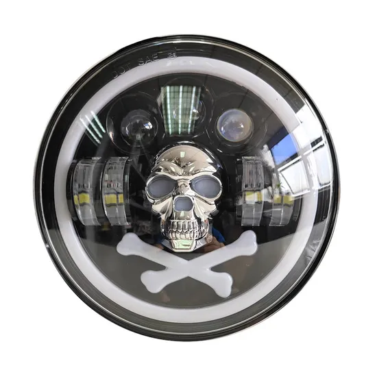 Waterproof 7 Inch Front Light Beam RGB Multi Lighting Effect Round Truck Fog Lamp off Road LED Headlights for Jeep