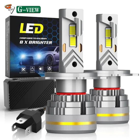 Gview G19W 48000lm LED Bulb H4 China Auto Parts H7 H8 H11 9005 HB3 High and Lower Beam LED for Car LED Headlamp 6000K LED Headlight