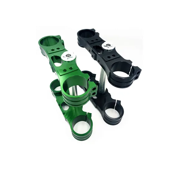High Quality Machining Aluminum Alloy Motorcycle Parts Triple Tree Clamp