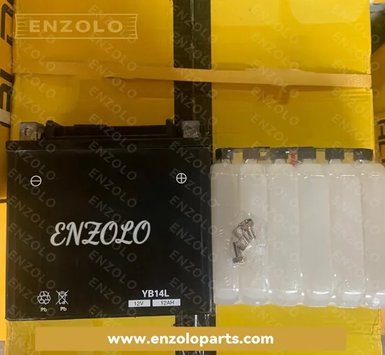 Enzolo High Quality Motorcycle Dry Starting Lighting Baterry 12V 12ah Battery for Motorcycles for Gn Venezuela Market