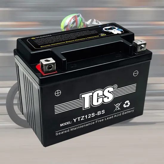 TCS Sealed Maintenance Free Motorcycle Battery YTZ12S-BS