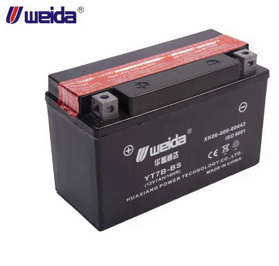 Weida 12V5ah Motorcycle Dry Charged Battery