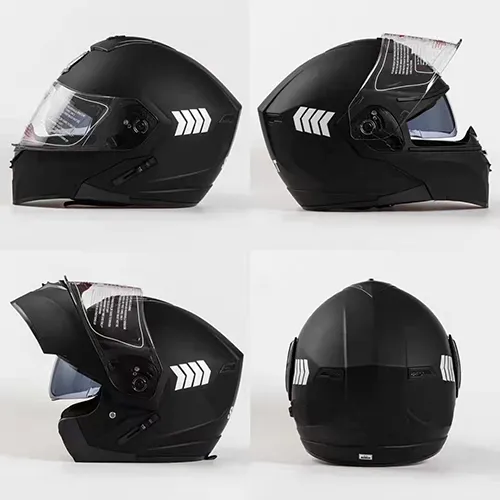 Motorcycle Helmet with Face Guard