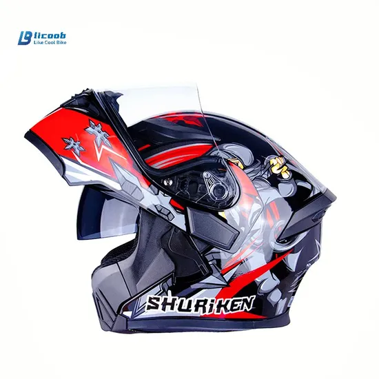 Motorcycle Helmet Men′s and Women′s Motorcycle Helmets Full Cover Uncover Helmets Winter Generation Electric Vehicle Helmets