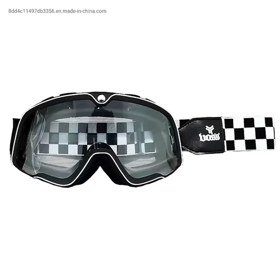 Moracing Motorcycle Parts Harley Style Windproof Goggle for Motorcycle/Dirt Bike