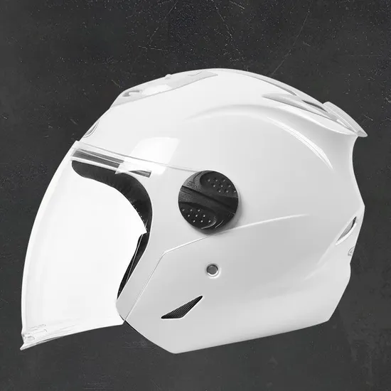 Mighty Motorcycle Helmet Unisex Adult Open Face Premium Street Helmets ABS