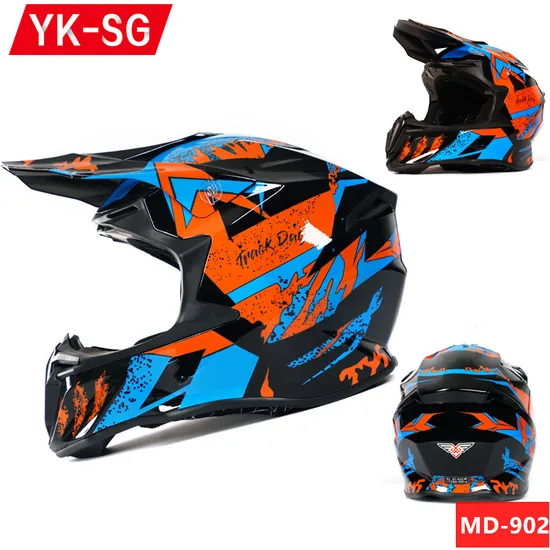 ECE06 off Road Dirt Bike Vr Helmet Dual Sport Motorcycle Helmets Terminal Open Vision Aviator Downhill Helmet