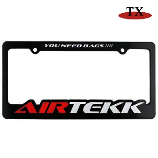 Custom ABS Metal Car Number Plate Frame Auto Accessories License Plate Frame