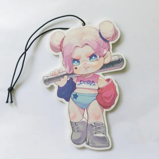 Factory Price Customization OEM Design Custom Long Lasting Scents High Quality Paper Car Air Freshener