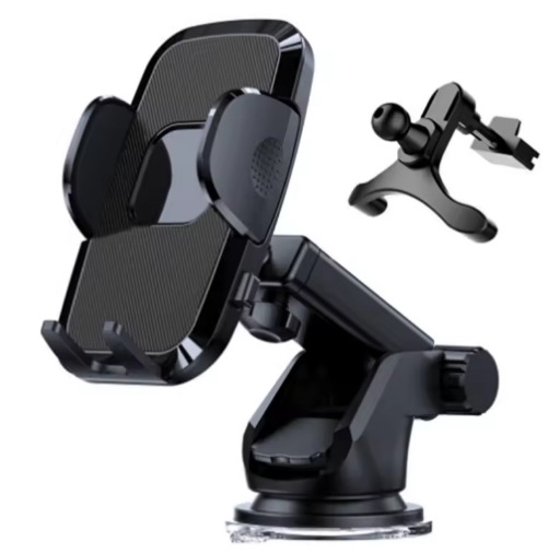 ABS 2 in 1 Set 360 Rotation Air Vent Dashboard Mobile Stand Car Phone Holders for Car Mount