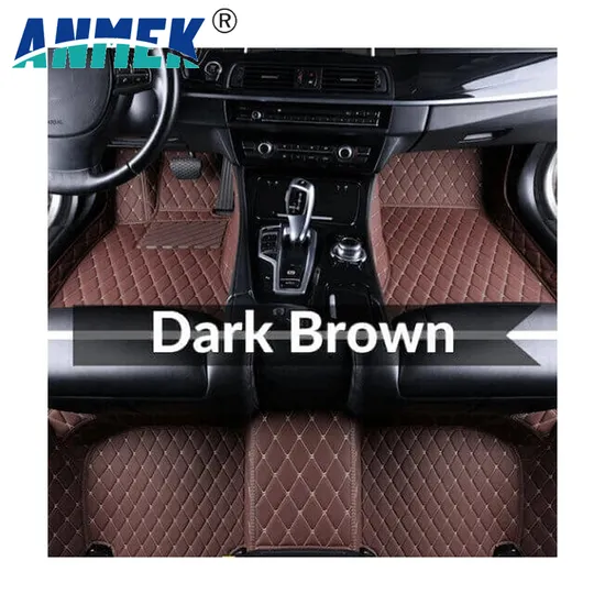 Floor Custom 5D Paper 7D 3D Leather 4 Pieces Waterproof Accessories Diamond Tufted Mat Luxury PVC Anime Car Mats