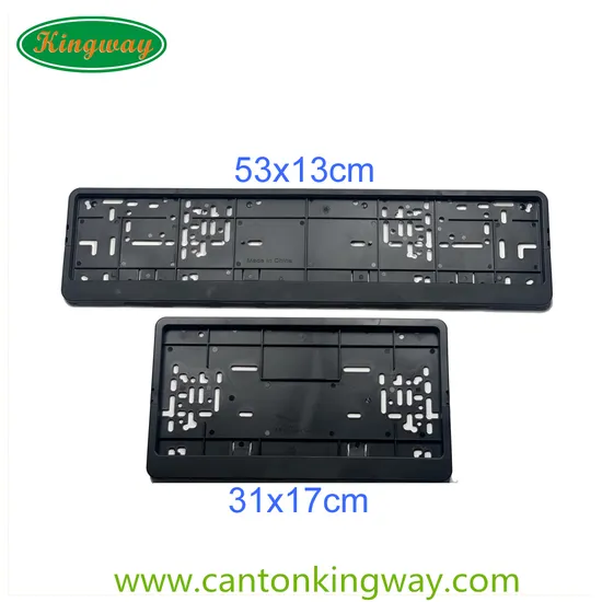European and American Plastic License Plate Frame & Car Plate Holder