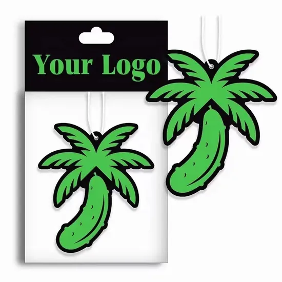 Factory Price Custom Design Car Hanging Scents Paper Pendant Different Smells Car Air Freshener with Logo