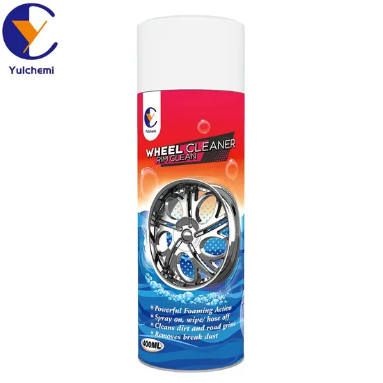 Car Care Rim Shine Polish Tire Foam Car Accessories Cleaning Spray Wheel Cleaner Spray