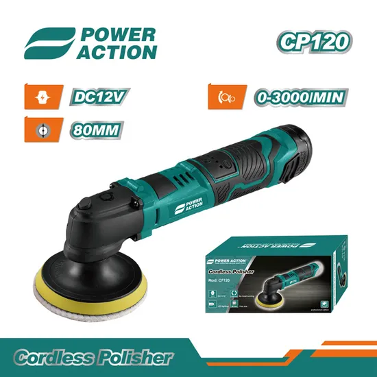 20V Rechargeable Power Electric Dual Action Buffing Tool Machine Cordless Car Polisher with Variable Speed