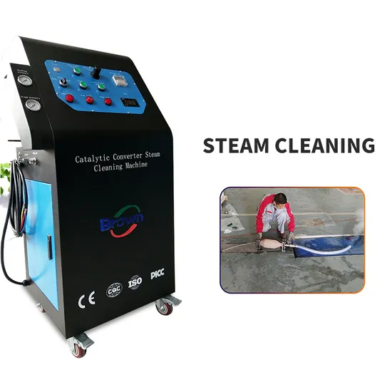 Brown Diesel Particulate Filter Cleaner Steam Cleaner Cleaning Machine for Three Way Catalytic Converter & DPF Catalyst Cleaner Equipment Br-Tgt-B03 220V 6kw