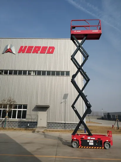 Hered Factory CE ISO Approved Hydraulc Lift Machine Customized Scissor Lift Table
