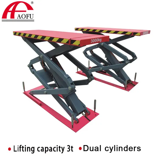 Hydraulic Double Cylinder Scissor Platform Car Lift