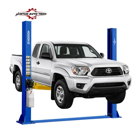 Jintuo Auto Garage Lifting Equipment Modern Design Quick Repair 2 Post Car Lift 4 Ton Car Service Equipment