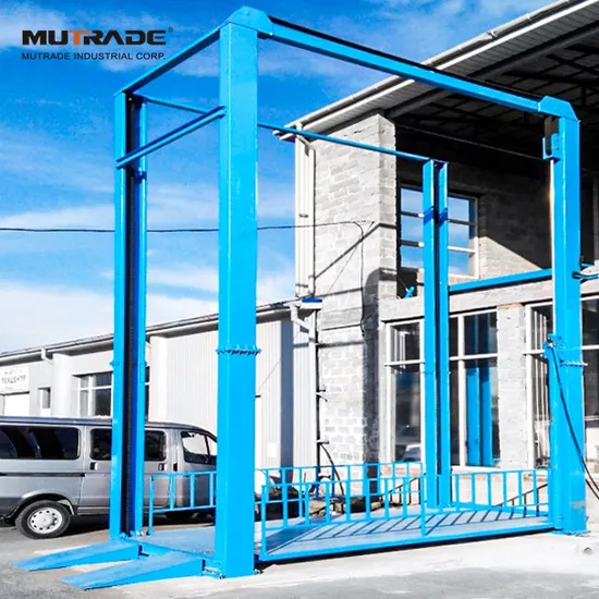 Custom-Made 4 Post Type Floor to Floor Elevator Lift Platform Car Parking Lift