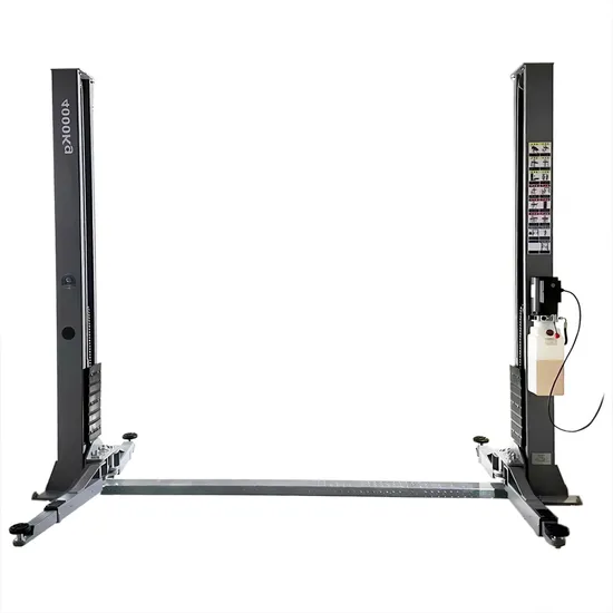 Two Post Hydraulic Car Lift 4000kg Lifting Capacity Double Cylinder Mode for Vehicles