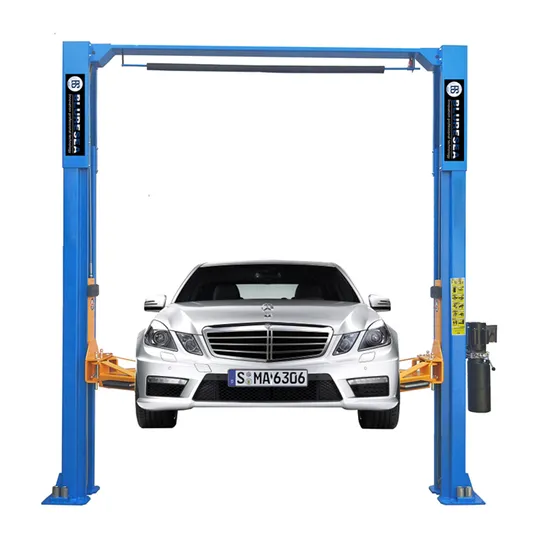Best 4t Hydraulic Two Post Clear Floor Car Lift with CE